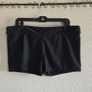 Women's Black Swim & Bike Performance Shorts